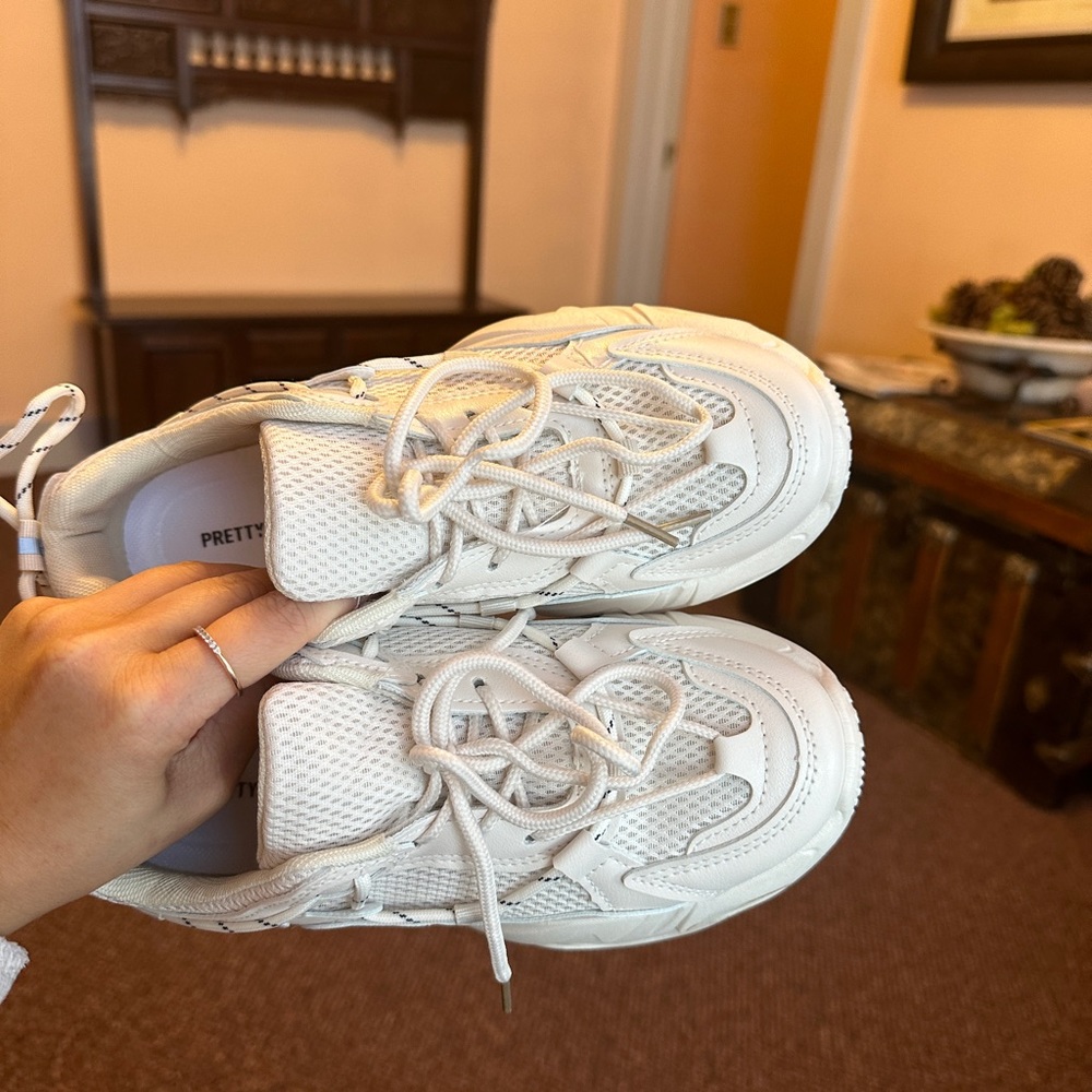 Pretty little thing chunky sneakers. Spring cleaning my closet (: